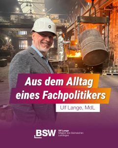 Aus dem Alltag eines Fachpolitikers für Landwirtschaft und Regionalentwicklung
