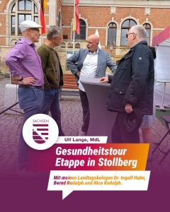 BSW-Gesundheitstour macht Halt in Stollberg