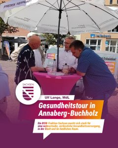 BSW-Gesundheitstour macht Halt in Annaberg-Buchholz